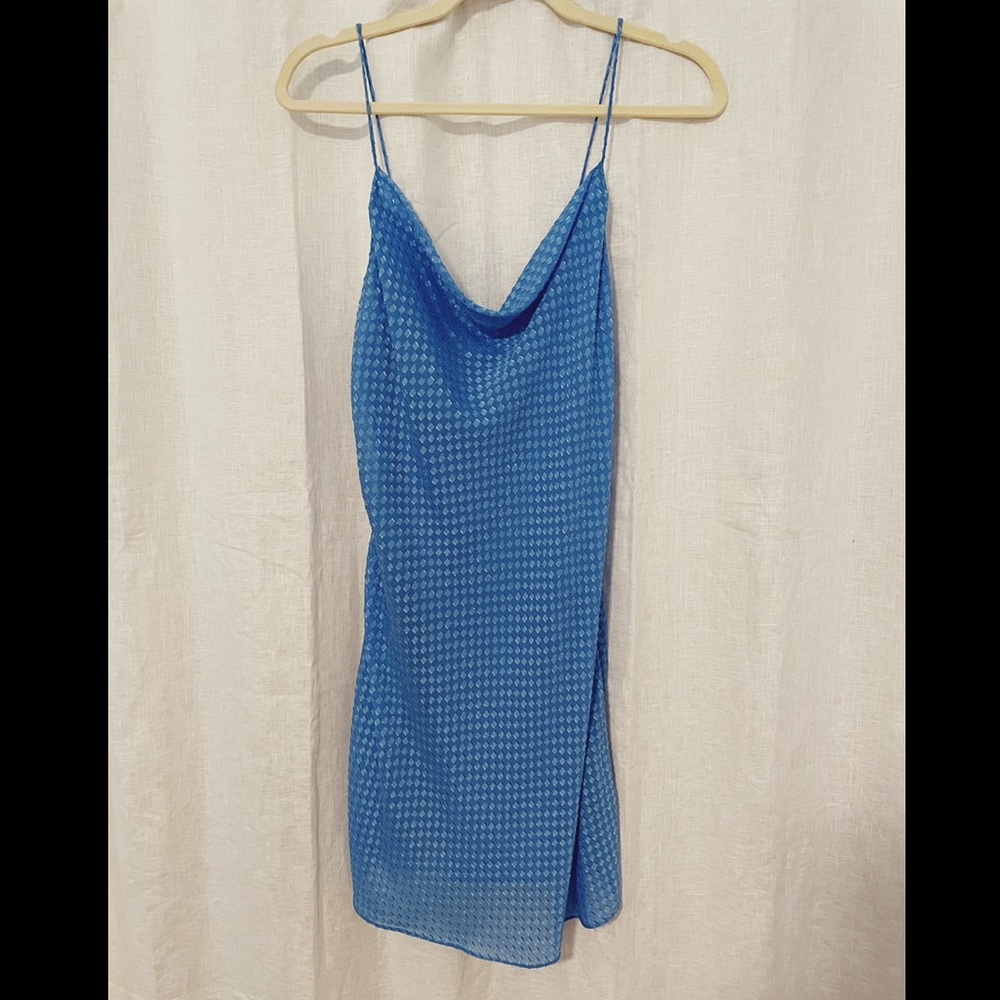 NWT! Alice & Olivia Paradise Blue Dress! - Picture 4 of 5